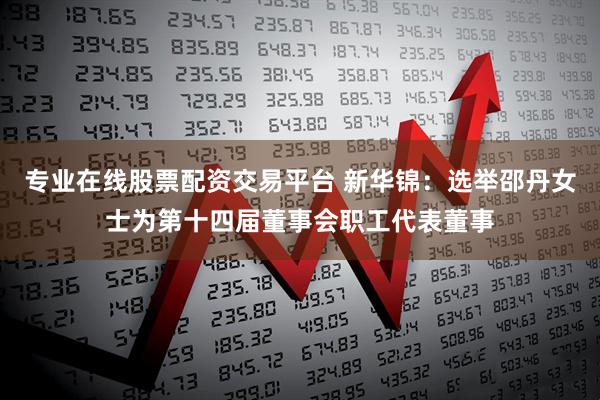 专业在线股票配资交易平台 新华锦：选举邵丹女士为第十四届董事会职工代表董事
